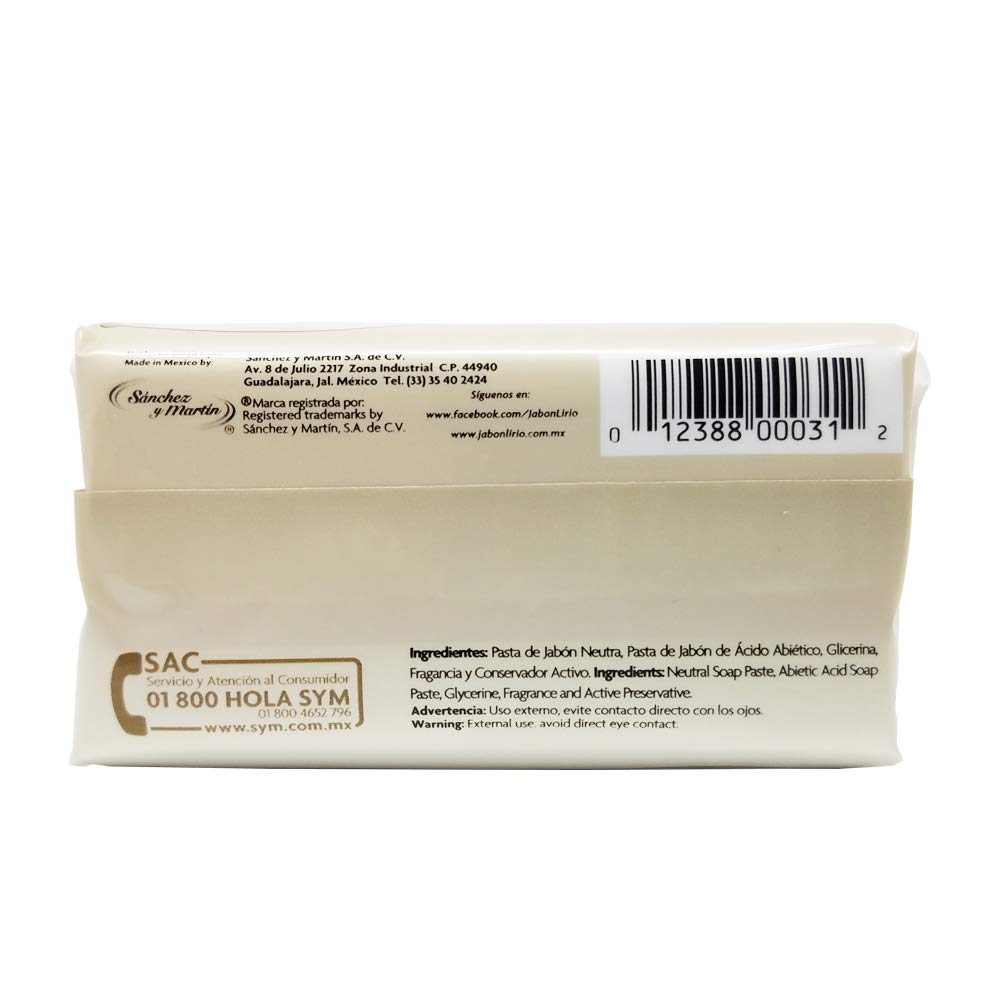 Lirio Dermatologic Anti-bacterial Bar Soap for the Body 150 g / 5.30 oz. by Lirio